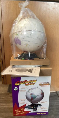 Vintage 1998 ExploraToy GeoSafari World Globe Talking Quiz Game 6490 UNUSED READ - Image 1 of 4