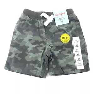 Cat & Jack Toddler Boys Size 2T Shorts Drawstring Pockets Camo - Picture 1 of 6