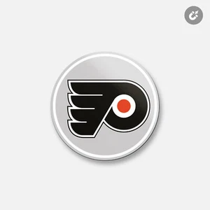 Imán decorativo redondo Philadelphia Flyers NHL | 4"" X 4 - Imagen 1 de 2