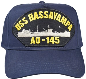 USS HASSAYAMPA AO-145 CAPPELLO nave - blu navy - Foto 1 di 1