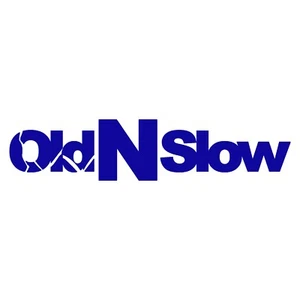 Old N Slow Sticker - 2 Pack - OldNSlow Decal - Select Color Size - Picture 1 of 3