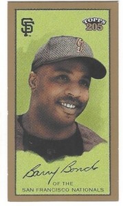 Barry Bonds 2003 Topps 205 Polar Bear w/Cap Card# 1a