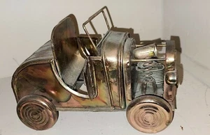 Vintage American Folk Art Jalopy with Music Box - Picture 1 of 2