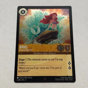 Ariel 3/204 Disney Lorcana Ursula's Return Rare Cold Foil Card NM - Picture 1 of 2