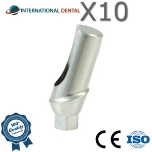 10 Contour Angled Prosthetic 15° Fit BioHorizons TP3ACA Titanium Dental Dentist - Picture 1 of 4