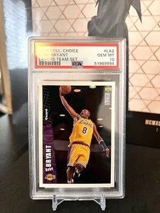 ⭐️ KOBE BRYANT 1996 UPPER DECK COLLECTORS CHOICE #LA2 PSA 10 GEM MINT RC CARD 🔥 - Bild 1 von 2