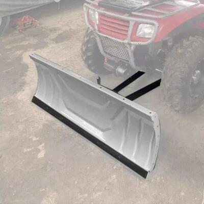 Universal Snow Plow Blade Kit Adjustable 48" For Honda Kawasaki Polaris ATV - Image 1 of 4