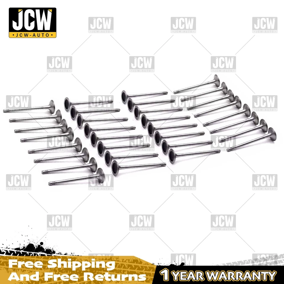 Juego de 32 válvulas de entrada y salida para BMW X5 X6 750i F06 N63N F12 F13 S63N 4,4 4,0 L Foto 1 de 4