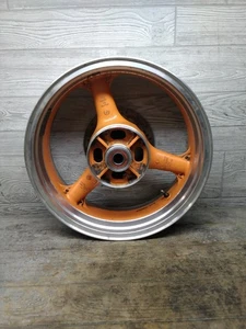 2003 03 03-06 Kawasaki ZR1000 Rear Rim Wheel Straight With Brake Rotor DL-690 - Foto 1 di 10