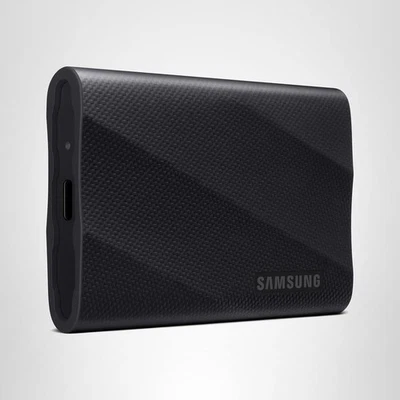 SSD Portátil SAMSUNG T9 2TB (Negro) 2.000 MB/s Lectura | USB 3.2 Gen 2x2 (MU-PG2T0B) Foto 1 de 4