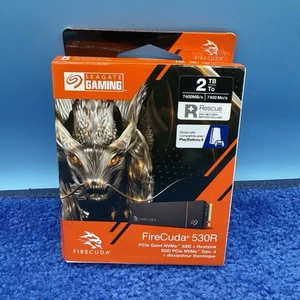 Seagate FireCuda 530R ZP2000GM3A073 2TB M.2 2280 PCIe 4.0 x4 NVMe SSD w/heatsink - Picture 1 of 5
