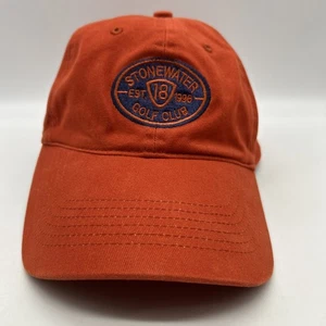 Stonewater Cappello Mazza da Golf Berretto Regolabile Gancio e Cinghia ad Ansa Arancione - Foto 1 di 8
