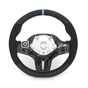 Volante de cuero para BMW G20 G31 G01 G38 X4 G02 X5 G05 X6 G06 G22 G32 G11 - Imagen 1 de 11