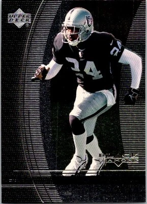1999 Upper Deck Black Diamond #79 Charles Woodson football card 10BBBB - Image 1 of 2