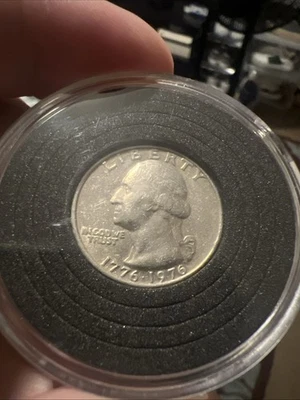 ¡¡Raro!! Cuarto del Bicentenario de Colección Como Nuevo 1776-1976, Sin Marca de Ceca, DDO/RDA Foto 1 de 4