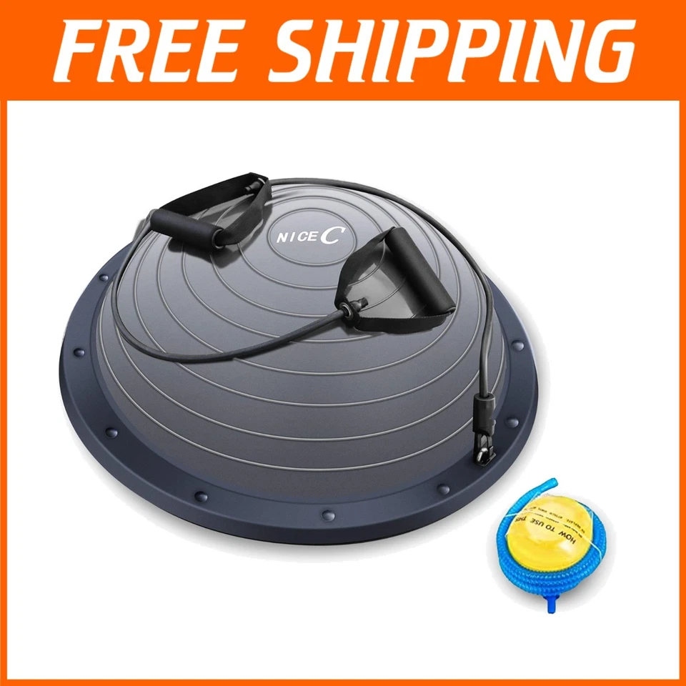 Half Balance Ball with Slip-Resistant Design: Safe & Durable Fitness Equipment - Image 1 of 4