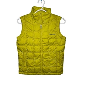 Marmot citron quilted insulated down puffer vest girls medium gorpcore outdoor - Picture 1 of 8