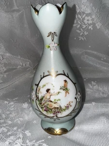 Vintage Lenwile Ardalt Porzellan Knospen Vase Floral Gold Vergoldet #6537A - Bild 1 von 17