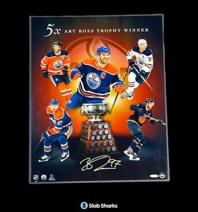 CONNOR MCDAVID AUTOGRAPHED "5X ART ROSS" 16X20 IMAGE UPPER DECK UDA COA - Picture 1 of 6
