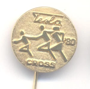 NIKOLA TESLA - TESLA CROSS 1980 , ZAGREB - lapel pin Type 1 - Picture 1 of 1