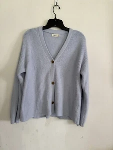 The Commons Girls Baby Blue Knit Cardigan Sweater, Size Large (12-14) - Picture 1 of 6