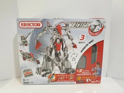 Erector Meccano Speed Play 3 Models Interactive Robot #9901  - Image 1 of 4