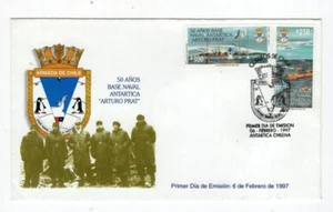 CHILE 1997 Antartic Base Arturo Prat FDC - Picture 1 of 1