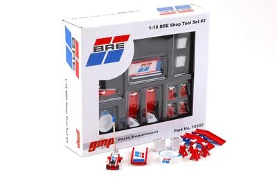 1:18 GMP Brock Racing Enterprises Bre Negozio Attrezzo Set #2 Diorama Bianco - Immagine 1 di 2