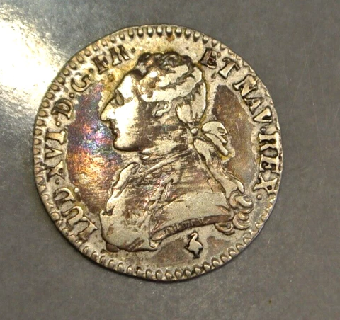LOUIS XVI 1/10 ecu SILVER  1779 city PARIS   historique coin poids 2gr92 Cover