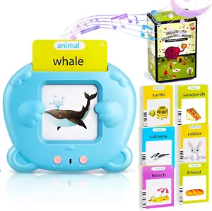 Talking Flash Cards for Toddler 1-6 Year Olds, Learning Montessori Toys with 224 - Picture 1 of 22