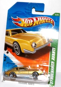 Hot Wheels 2011 Treasure Hunt #55 Studebaker Avanti met gold WL5spk's - Picture 1 of 4