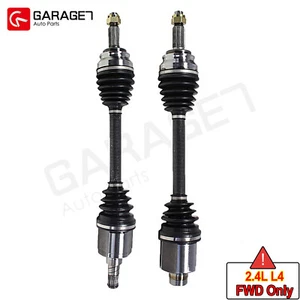 For Mitsubishi Outlander 2.4L 4 Cyl FWD 2008-2013 Front Pair CV Axle Assembly - Picture 1 of 14