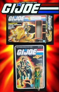 1986 G.I. Joe ARAH Unpunched Custom Card Serpentor & Air Chariot Complete w/Box - Picture 1 of 22