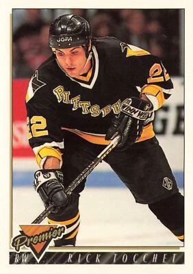 Rick Tocchet 1993 Topps Premier #72 Pittsburgh Penguins - Image 1 of 2