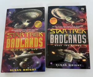 Star Trek ~ The Badlands ~ Paperback Book ~ Set of 2 ~ by Susan Wright - Picture 1 of 4