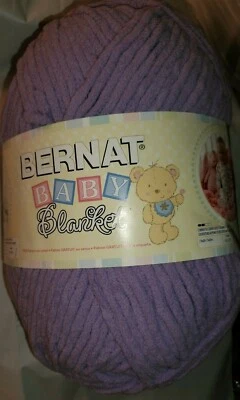 Bernat Baby Blanket Baby Lilac Big Ball Yarn 10.5 oz. Chenille-style Polyester - Image 1 of 2