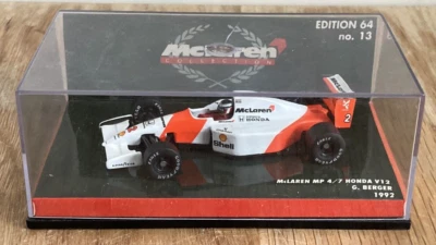 Pauls Model Art, McLaren MP4/7 Honda V12, G Berger, 1992, Modellauto verpackt - Bild 1 von 4
