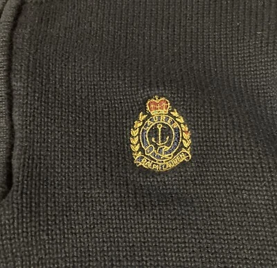 Ralph Lauren boys sweater size L  dark blue color (no label) - Image 1 of 4