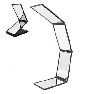 Foldable Travel Mirror 4 Way Mirror Grooming Mirror Multi-Angle Makeup Mirrors - Picture 1 of 12
