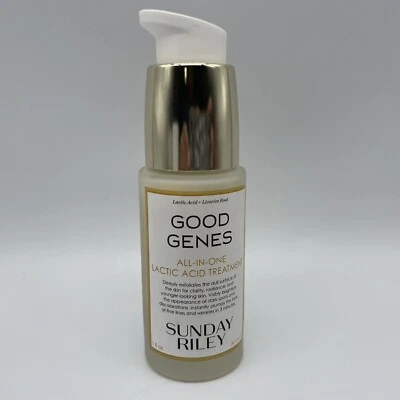 SUNDAY RILEY Good Genes Lactic Acid Treatment 1oz - New- Free Gift 🎁 ✨ - Image 1 of 2