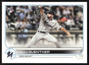 2022 Topps Baseball Sean Guenther RC #471 Miami Marlins