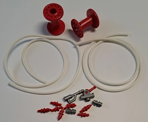Playmobil 2x Feuerwehrschlauch 60 cm Schlauchrolle Verbinder Ersatzteile #E891 - Bild 1 von 1