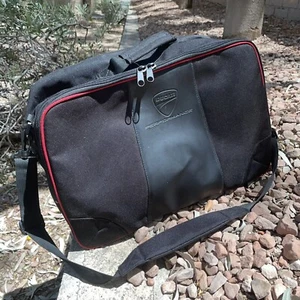 Ducati Performance Inner Bag Briefcase Messenger Black Used - Picture 1 of 12