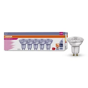 5x Osram LED Glas Reflektor 3,4W =35W GU10 230lm neutralweiß 4000K Ra>90 DIMMBAR - Bild 1 von 4
