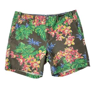 Polo Ralph Lauren Men's RL Naval Tailors Shorts 40 Floral Straight Fit Chino