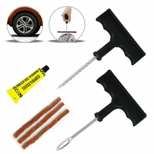 Emergency Car Van Motorcycle Puncture Repair Kit Tyre Plug Tubeless Flat Tire UK - Picture 1 of 3