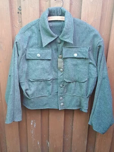 Alte stark getragende und reparierte Uniform Feldbluse wahrscheinlich Wehrmacht - Bild 1 von 16