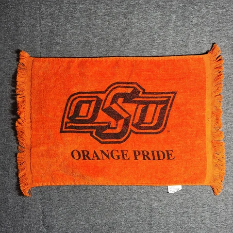 Oklahoma State Cowboys OSU Football Rowdy Rag Orange Pride Rally Towel Logo Cover