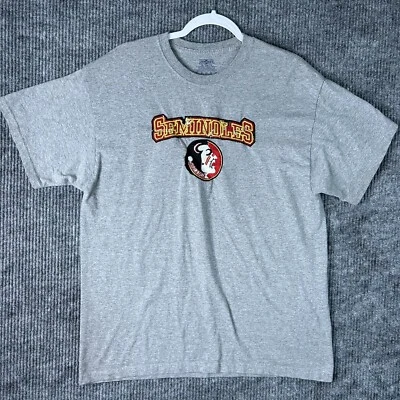 Florida State Seminoles T Shirt Men’s XL Embroidered Gray NCAA - Image 1 of 4