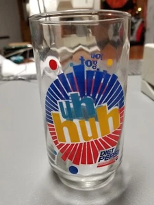 Vaso de beber Diet Pepsi eslogan publicitario vintage - Tienes el derecho de un bebé, Uh Huh - Imagen 1 de 2